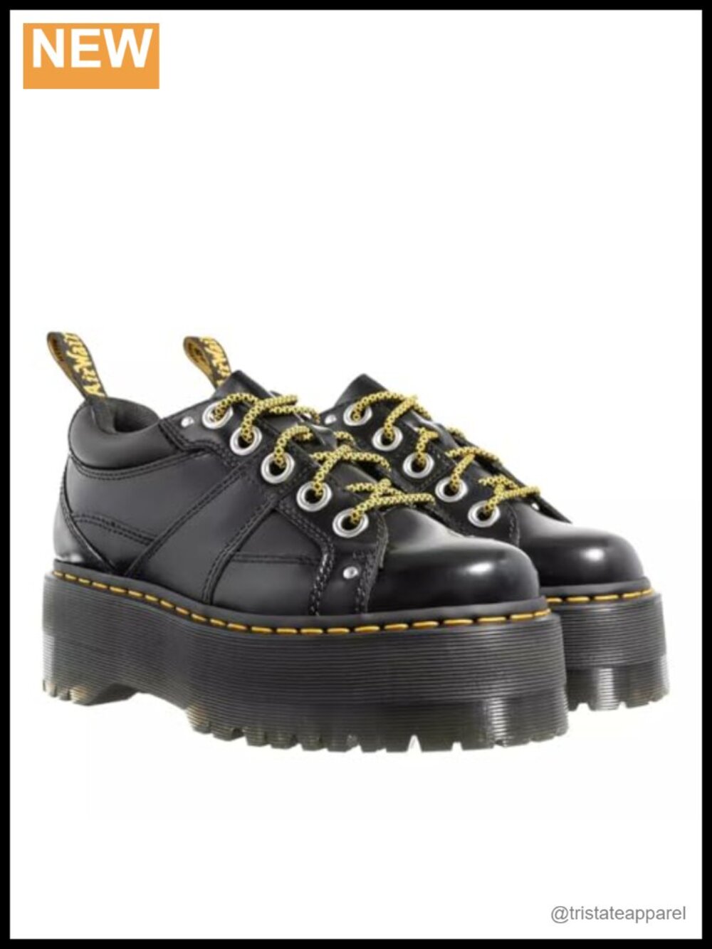 Dr. Martens 5i Quad Max Platform Ankle Boots Buttero Leather Lace-Up